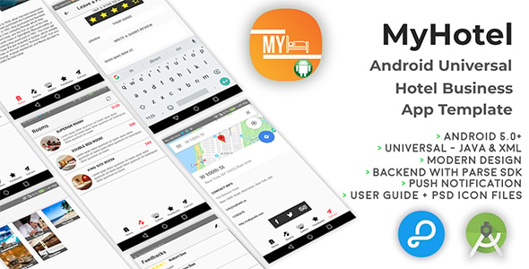 MyHotel | Android Universal Hotel App Template