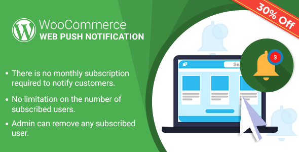 WordPress WooCommerce Web Push Notification Plugin