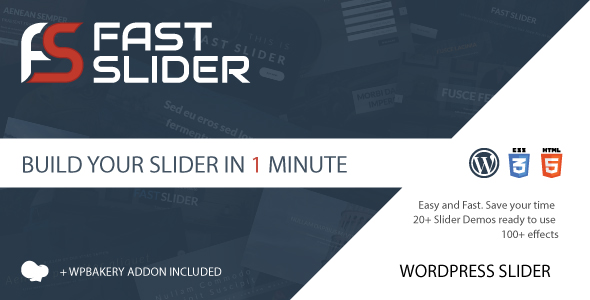 Fast Slider - Easy and Fast - Slider Plugin for Wordpress