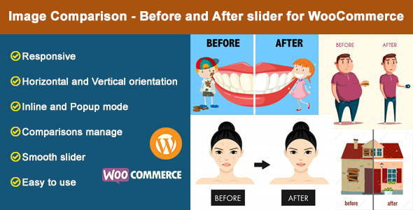 Image Comparison - Before and After slider for WooCommerce