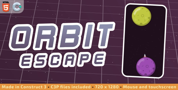 Orbit Escape - HTML5 Casual game