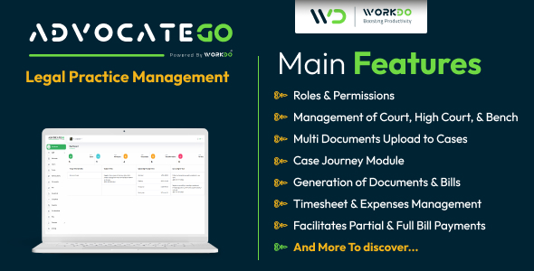 AdvocateGo - Legal Practice Management