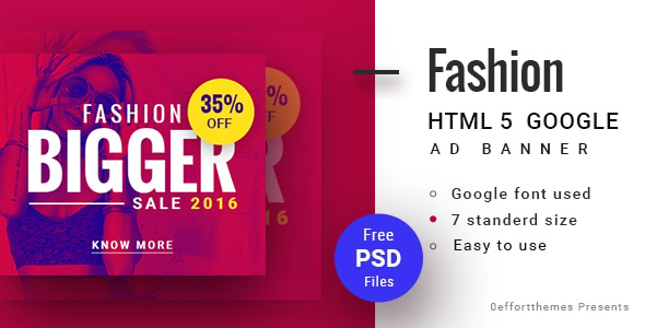 GWD | Fashion discount HTML Banner 02