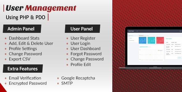 User Login Register and User Management