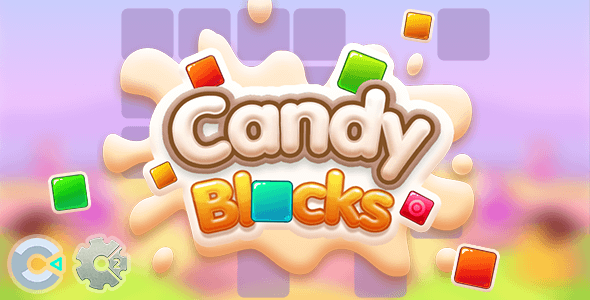 Candy Blocks - HTML5 Puzzle Game (Construct 2/3)