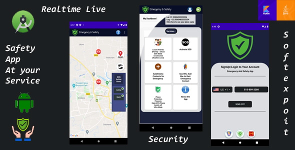 SOS Emergency And Safety app - For Everyone's Safety Worldwide Realtime Live GPS