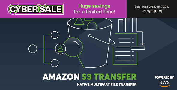 AWS Amazon S3 - Direct Native Multipart File Transfer