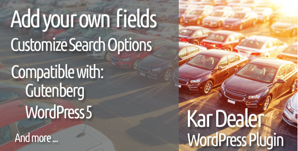 Car Dealer WordPress Plugin Kar Dealer