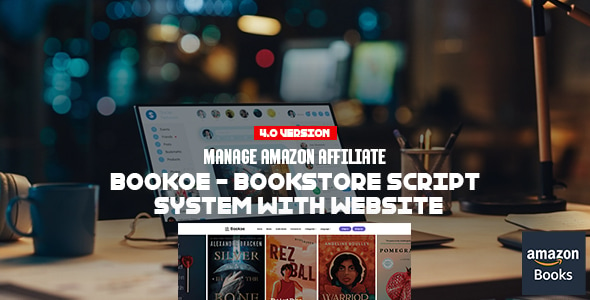 Bookoe - BookStore Script System with website