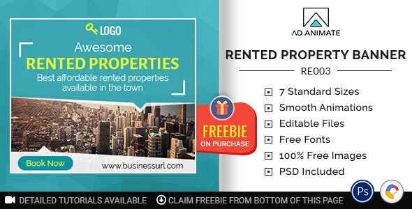 Real Estate | Rented Property Banner (RE003)