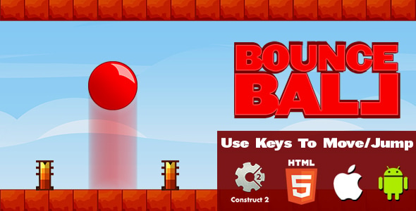 Bounce Ball - HTML5 Game (CAPX)