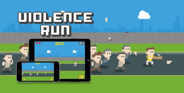 Violence Run - HTML5 Game