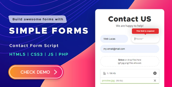 Contact Form Script - Simple Forms