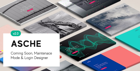 Asche Plugin - Coming Soon, Maintenance Mode, Login Designer