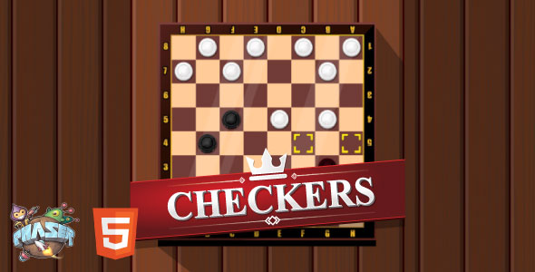 Checkers - HTML5 Game (Phaser 3)