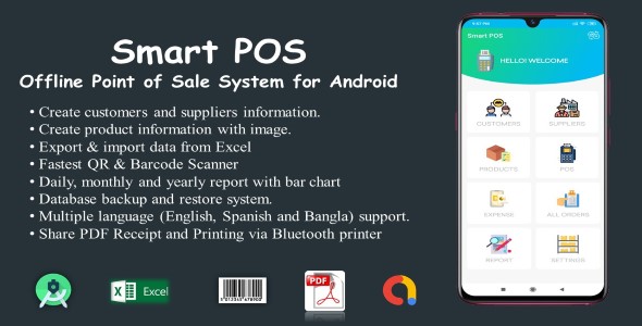 Smart POS-Offline Point of Sale System for Android