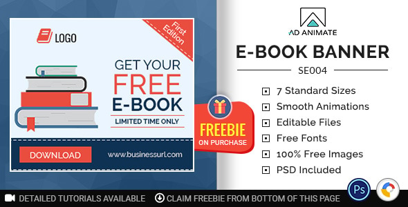 Shopping & E-commerce | E-book Banner (SE004)