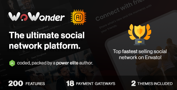 WoWonder - The Ultimate PHP Social Network Platform