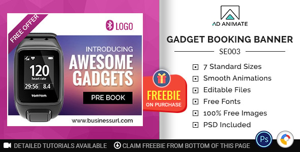 Shopping & E-commerce | Gadget Booking Banner (SE003)