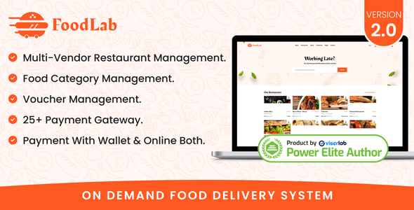 FoodLab - On demand Food Delivery System