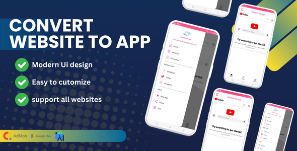 Website to app - web2app android | Web View App | Web to App