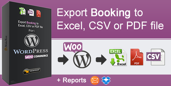 WooCommerce Booking Export