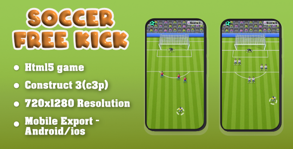 Soccer Free Kick(HTML5 Game + Construct 3)