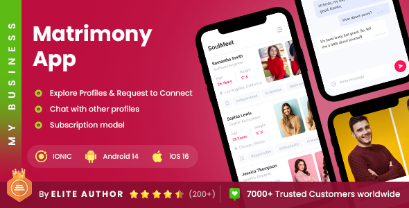 2 App Template| Matrimony App| Match Making App| Marriage App| Dating App| SoulMeet