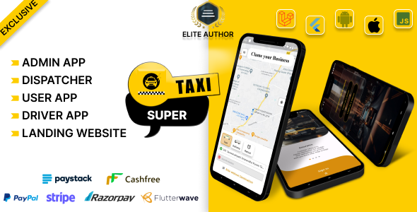 Tagxi Super - Taxi + Goods Delivery Complete Solution