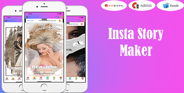 Insta Story Maker(Support iOS version 17 and Swift 5)