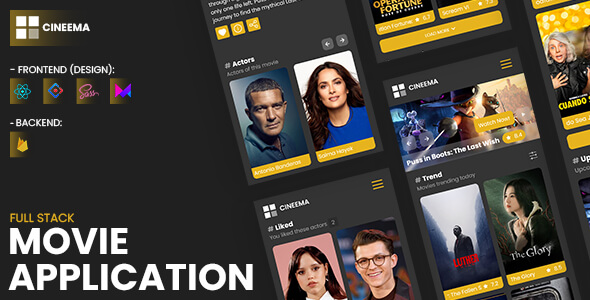 CINEEMA - Full stack movie application (React App)