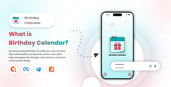 Birthday Calendar iOS Application