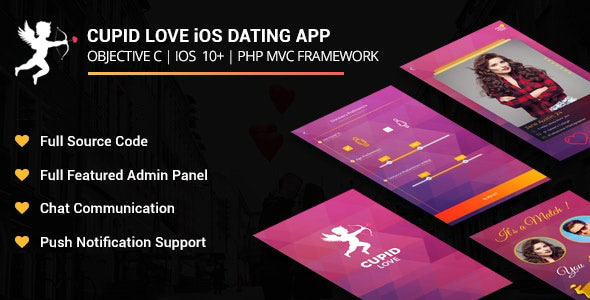 Cupid love iOS Native Application