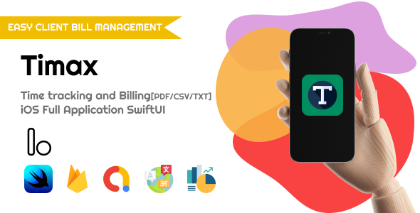TIMAX - Time Tracking & Billing Full iOS Application