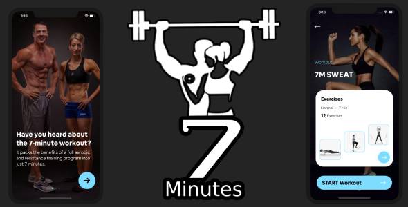 Workout App - Daily 7 Minute Workout App