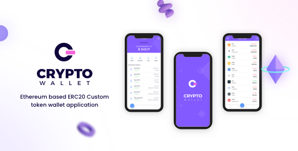 Crypto wallet - ERC20 Ethereum based wallet