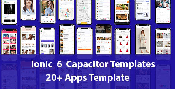 ionic 6 template bundle / ionic 6 starter / ionic 6 themes bundles / ionic 6 templates with 20+ apps