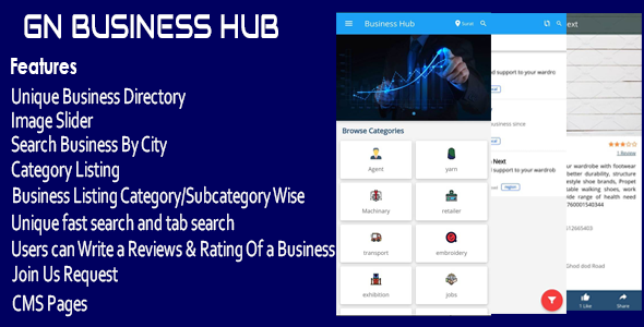 GN Business Hub - Ionic Mobile App