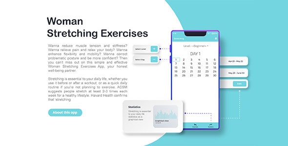 Woman Stretching Exercises | iOS App