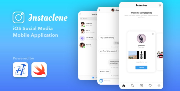 Instaclone - Instagram Full Clone + Admin Panel