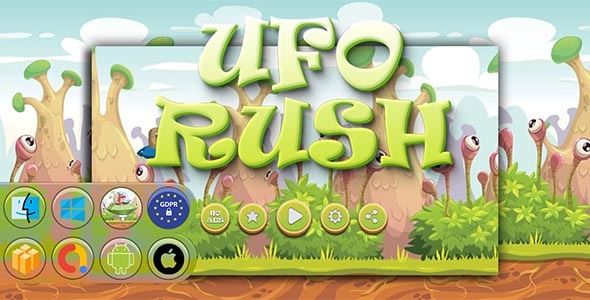 UFO Rush 2 Game Template