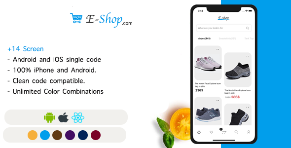 E-Shop - React Native UI Ecommerce Template