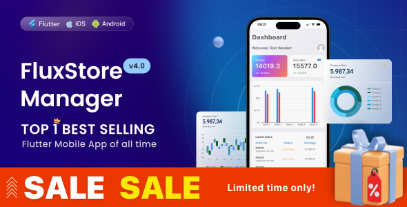 FluxStore Manager - Vendor and Admin Flutter App for Woocommerce