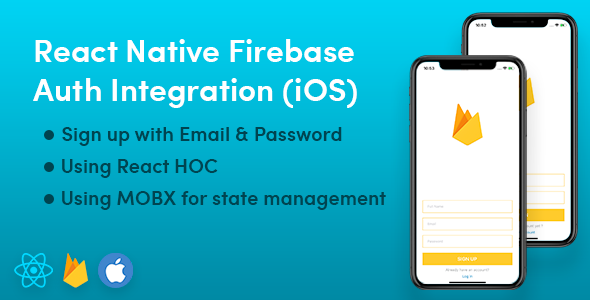 React-Native Firebase Auth iOS