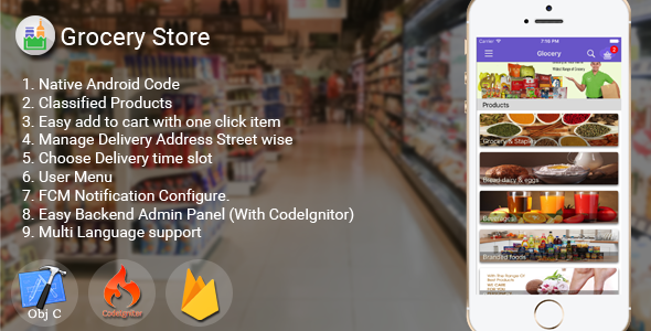 iOS Grocery Store App