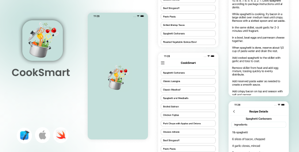 CookSmart Recipe - iOS App