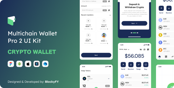 Crypto Wallet Multichain App: Flutter