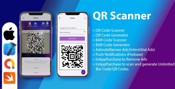 QR Scanner/Generator - iOS Source Code