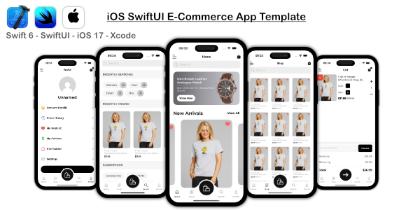 E-commerce & Shopping SwiftUI Template