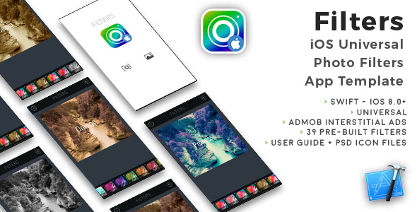 Filters | iOS Universal Photo Filters App Template (Swift)